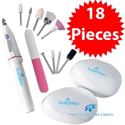 18 Pieces Handheld Pedi Mate